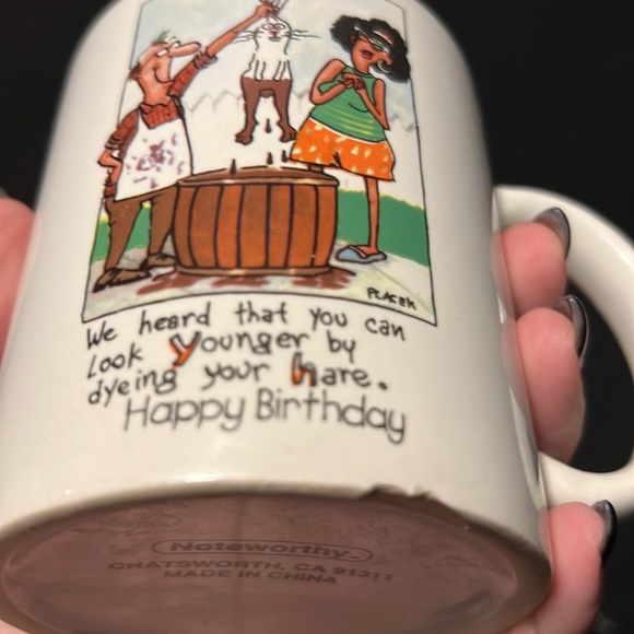 FREE WITH ANY PURCHASE Cute Vintage Cartoon Joke Humorous Drinkwear Coffee Mug - Picture 5 of 7